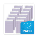 TOPS Prism + Colored Writing Pads, Narrow Rule, 50 Pastel Orchid 5 x 8 Sheets, 12/Pack