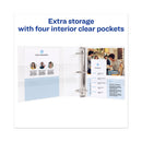 Avery Heavy-Duty View Binder with DuraHinge and One Touch EZD Rings, 3 Rings, 1" Capacity, 11 x 8.5, Chartreuse