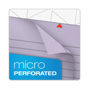TOPS Prism + Colored Writing Pads, Narrow Rule, 50 Pastel Orchid 5 x 8 Sheets, 12/Pack
