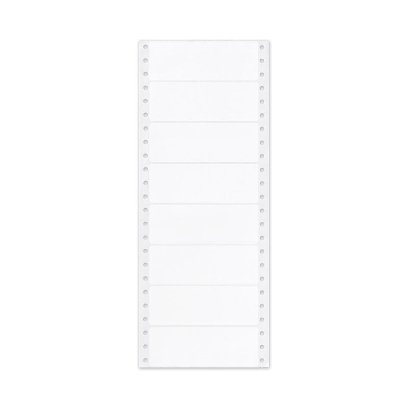 Avery Dot Matrix Printer Mailing Labels, Pin-Fed Printers, 1.44 x 4, White, 5,000/Box