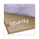 TOPS Prism + Colored Writing Pads, Narrow Rule, 50 Pastel Orchid 5 x 8 Sheets, 12/Pack