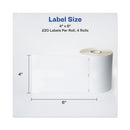 Avery Multipurpose Thermal Labels, 2.13 x 4, White, 140/Roll
