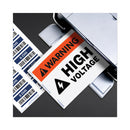 Avery Surface Safe Removable Label Safety Signs, Inkjet/Laser Printers, 5 x 7, White, 2/Sheet, 15 Sheets/Pack