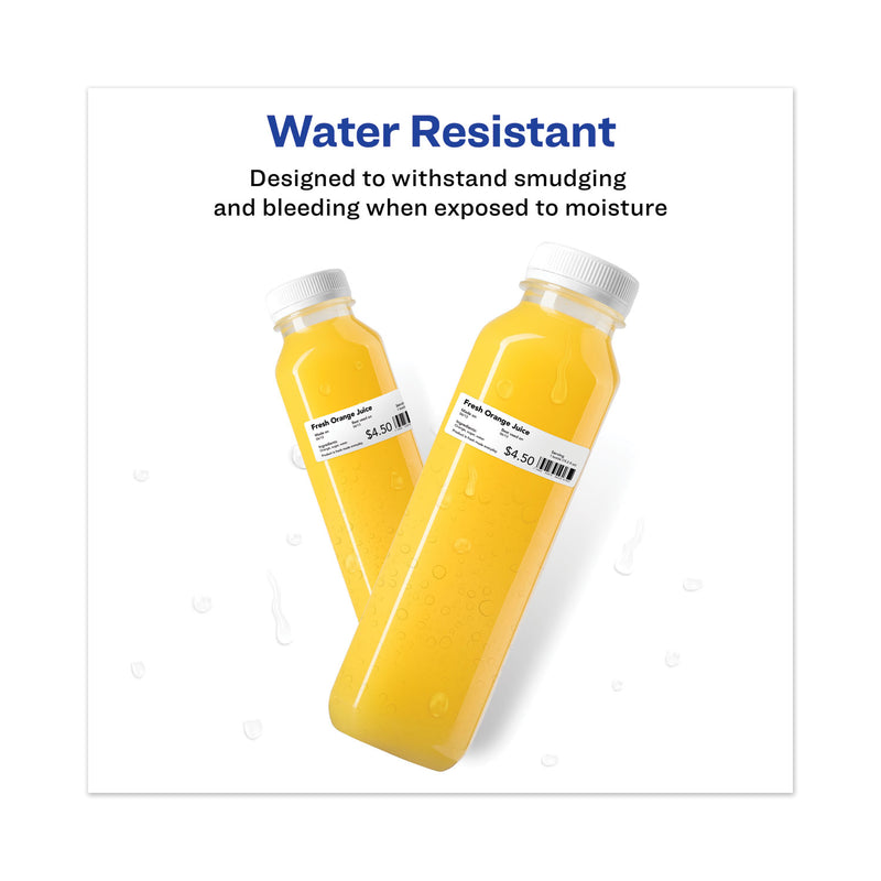 Avery Multipurpose Thermal Labels, 1.13 x 3.5, White, 130/Roll, 2 Rolls/Pack