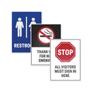 Avery Surface Safe Removable Label Safety Signs, Inkjet/Laser Printers, 5 x 7, White, 2/Sheet, 15 Sheets/Pack