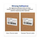 Avery Multipurpose Thermal Labels, 2.13 x 4, White, 140/Roll