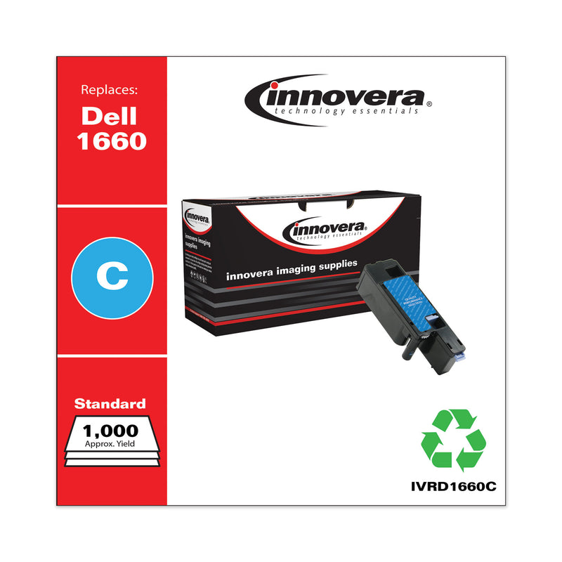 Innovera Remanufactured Cyan Toner, Replacement for 332-0400, 1,000 Page-Yield