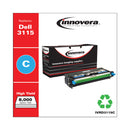 Innovera Remanufactured Cyan High-Yield Toner, Replacement for 310-8379, 8,000 Page-Yield