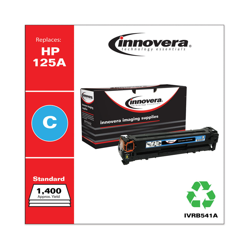 Innovera Remanufactured Cyan Toner, Replacement for 125A (CB541A), 1,400 Page-Yield