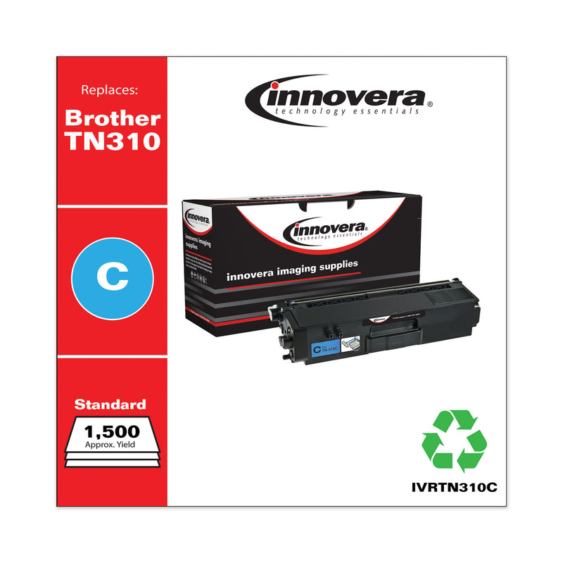 Innovera Remanufactured Cyan Toner, Replacement for TN310C, 1,500 Page-Yield