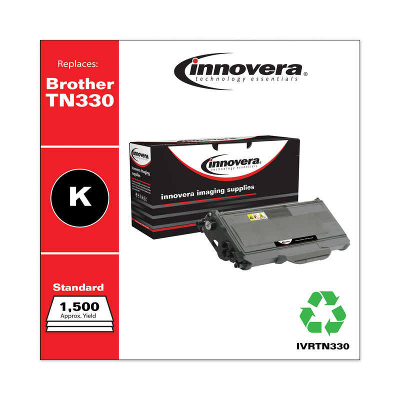 Innovera Remanufactured Black Toner, Replacement for TN330, 1,500 Page-Yield
