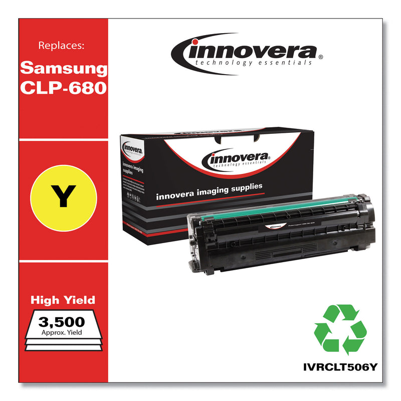 Innovera Remanufactured Yellow High-Yield Toner, Replacement for CLT-Y506L, 3,500 Page-Yield