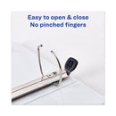 Avery Framed View Heavy-Duty Binders, 3 Rings, 3" Capacity, 11 x 8.5, Navy Blue