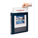 Avery Framed View Heavy-Duty Binders, 3 Rings, 1.5" Capacity, 11 x 8.5, White