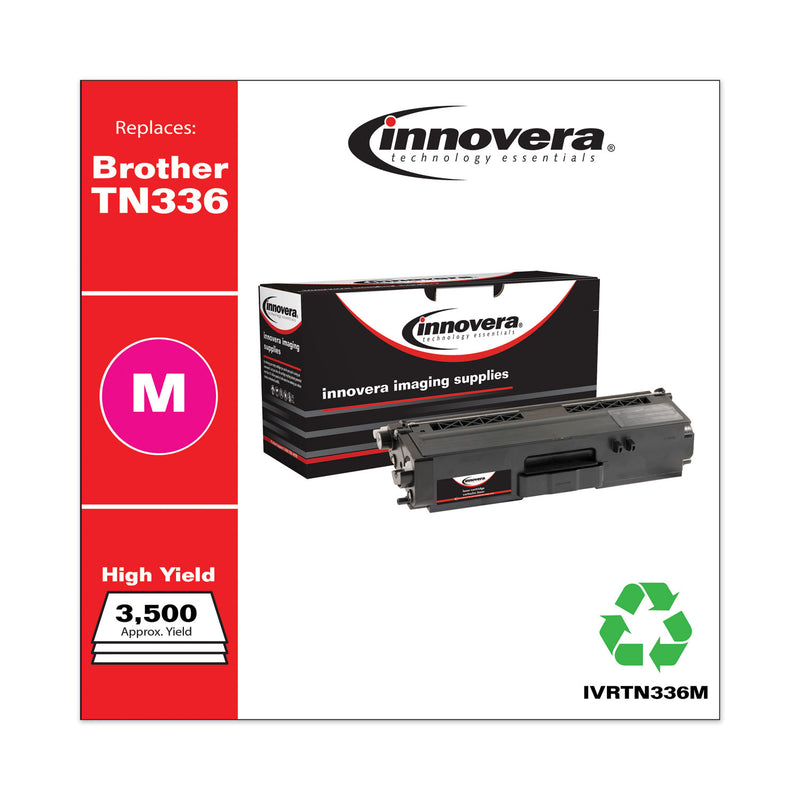 Innovera Remanufactured Magenta High-Yield Toner, Replacement for TN336M, 3,500 Page-Yield