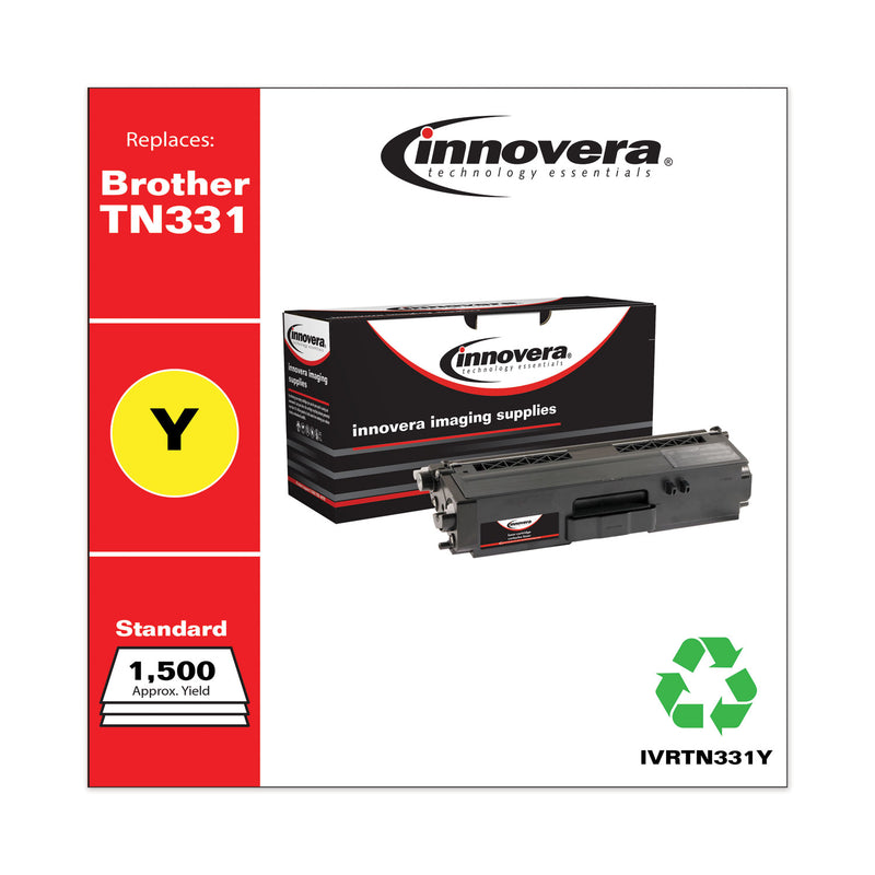 Innovera Remanufactured Yellow Toner, Replacement for TN331Y, 1,500 Page-Yield