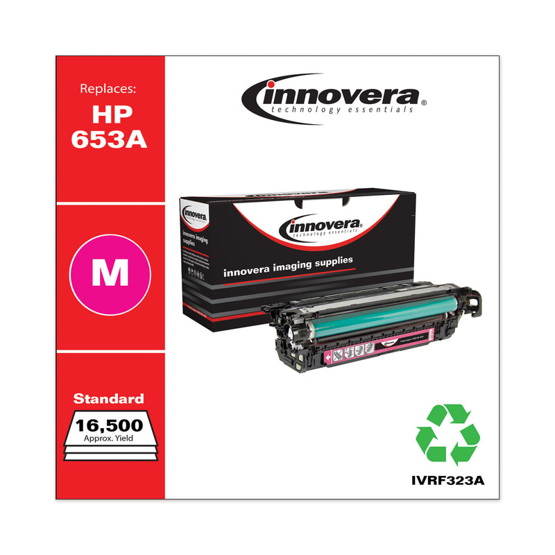 Innovera Remanufactured Magenta Toner, Replacement for 653A (CF323A), 16,500 Page-Yield