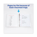 Avery Framed View Heavy-Duty Binders, 3 Rings, 1.5" Capacity, 11 x 8.5, White