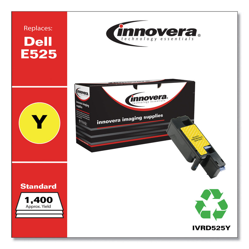 Innovera Remanufactured Yellow Toner, Replacement for 593-BBJW, 1,400 Page-Yield