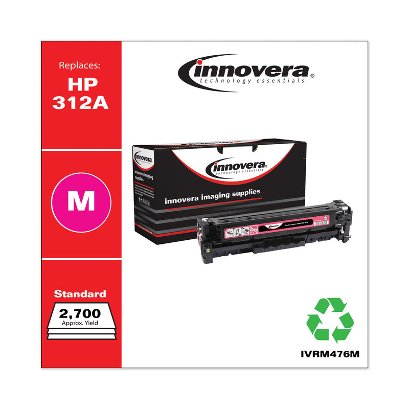 Innovera Remanufactured Magenta Toner, Replacement for 312A (CF383A), 2,700 Page-Yield