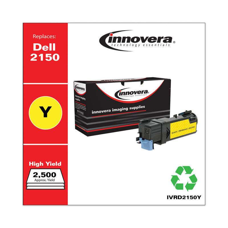 Innovera Remanufactured Yellow High-Yield Toner, Replacement for 331-0718, 2,500 Page-Yield