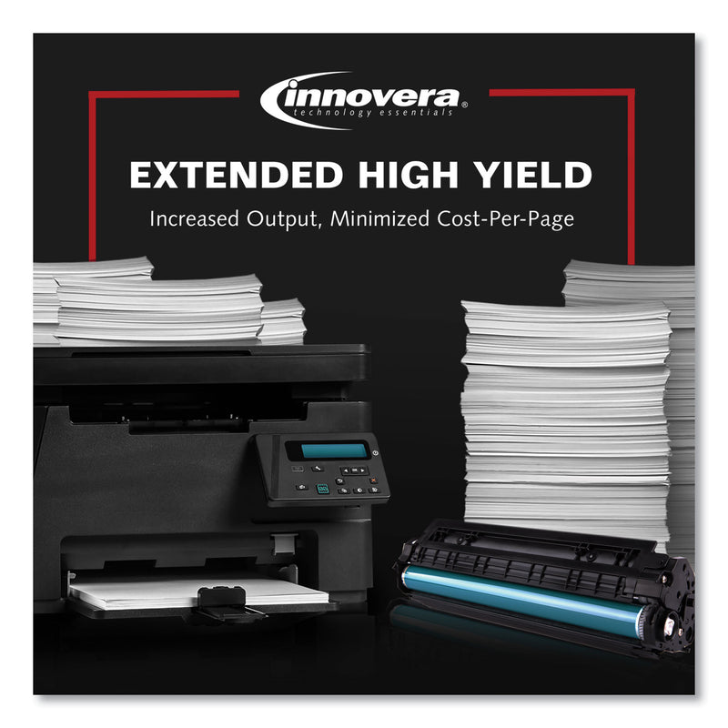 Innovera Remanufactured Black Extended-Yield Toner, Replacement for 83X (CF283XJ), 3,000 Page-Yield