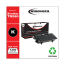 Innovera Remanufactured Black High-Yield Toner, Replacement for TN580, 7,000 Page-Yield