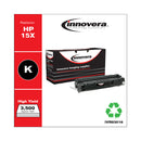 Innovera Remanufactured Black High-Yield Toner, Replacement for 15X (C7115X), 3,500 Page-Yield