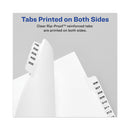 Avery-Style Preprinted Legal Side Tab Divider, 26-Tab, Exhibit D, 11 x 8.5, White, 25/Pack, (1374)