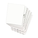 Avery-Style Preprinted Legal Bottom Tab Dividers, 26-Tab, Exhibit Y, 11 x 8.5, White, 25/Pack