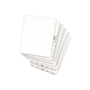 Avery-Style Preprinted Legal Side Tab Divider, 26-Tab, Exhibit E, 11 x 8.5, White, 25/Pack, (1375)