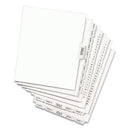 Avery-Style Preprinted Legal Bottom Tab Divider, 26-Tab, Exhibit E, 11 x 8.5, White, 25/PK