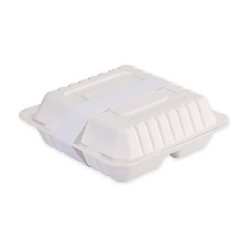 Hoffmaster Peel and Seal Tamper Evident Food Container Bands, 1.5" x 24", White, Paper, 2,500/Carton