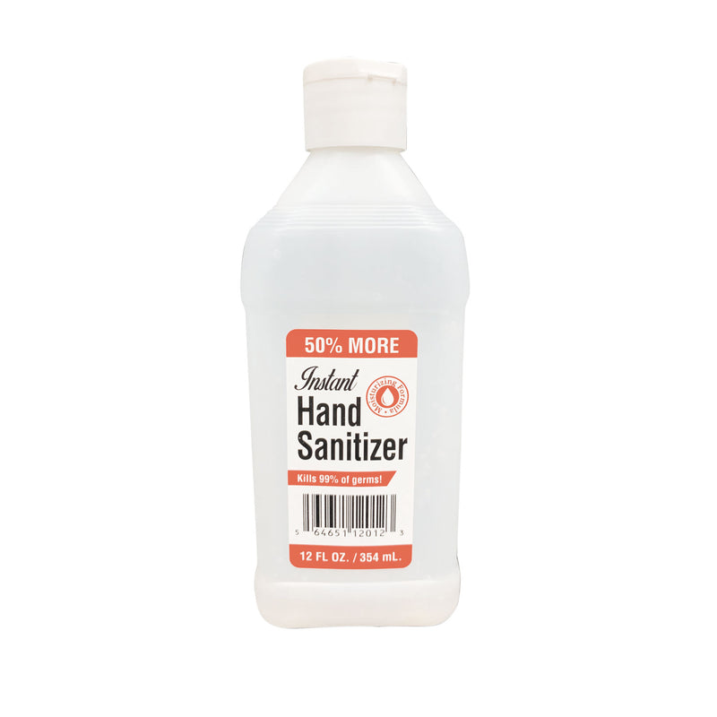 GEN Gel Hand Sanitizer, 12 oz Bottle, Unscented, 24/Carton