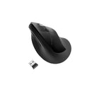 Kensington Pro Fit Ergo Vertical Wireless Mouse, 2.4 GHz Frequency/65.62 ft Wireless Range, Right Hand Use, Black