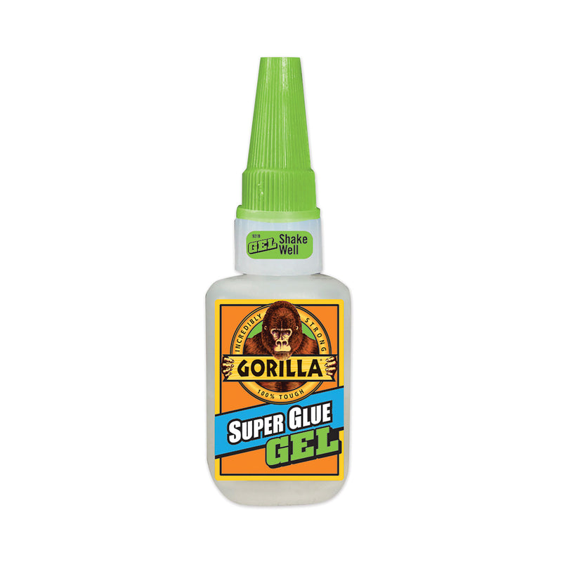 Gorilla Super Glue Gel, 0.53 oz, Dries Clear