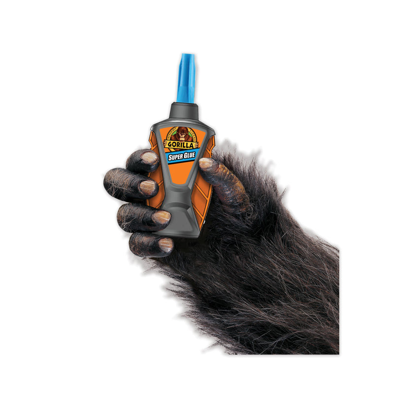 Gorilla Super Glue Micro Precise, 0.19 oz, Dries Clear, 4/Carton