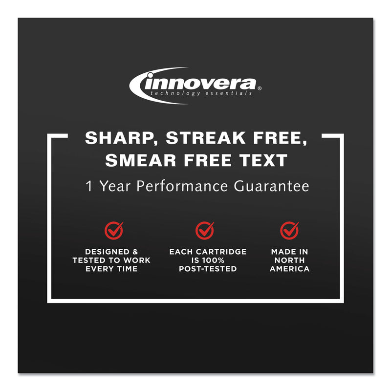 Innovera Remanufactured Black High-Yield Ink, Replacement for 61XL (CH563WN), 480 Page-Yield