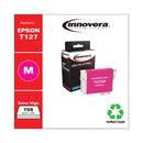 Innovera Remanufactured Magenta Ink, Replacement for 127 (T127320), 755 Page-Yield