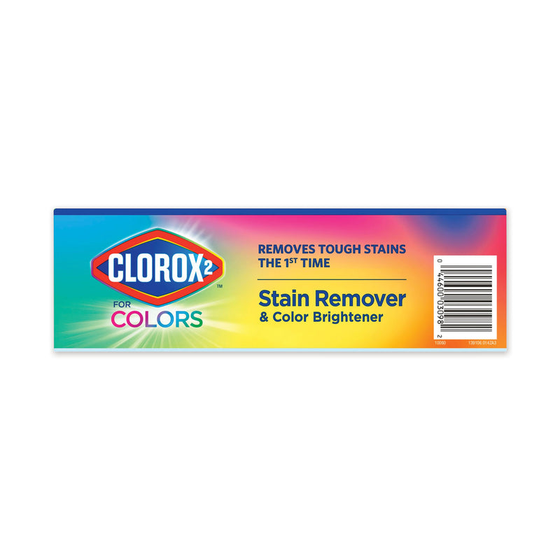 Clorox 2 Stain Remover and Color Booster Powder, Original, 49.2 oz Box, 4/Carton