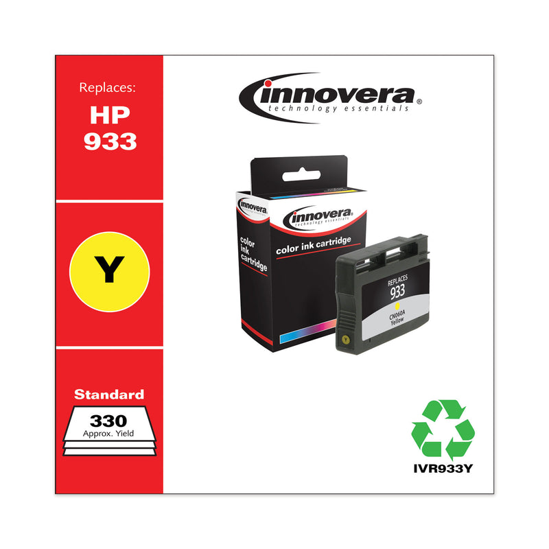 Innovera Remanufactured Yellow Ink, Replacement for 933 (CN060A), 330 Page-Yield