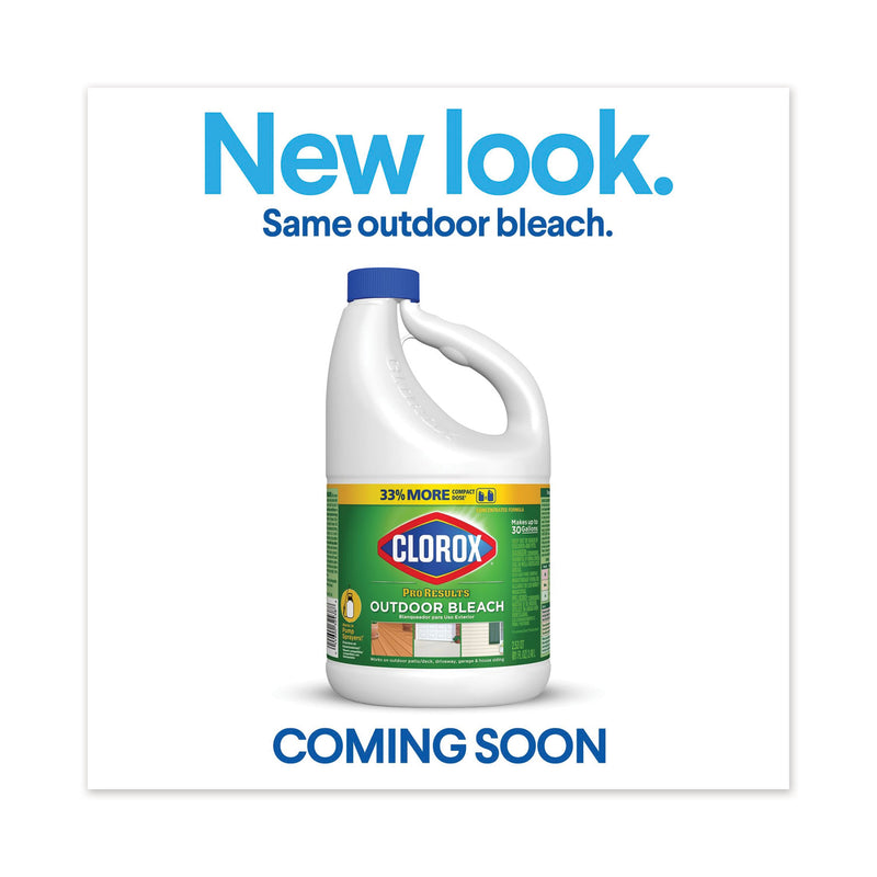 Clorox Outdoor Bleach, 81 oz Bottle, 6/Carton