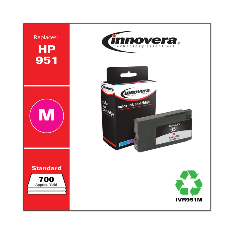 Innovera Remanufactured Magenta Ink, Replacement for 951 (CN051AN), 700 Page-Yield