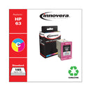 Innovera Remanufactured Tri-Color Ink, Replacement for 63 (F6U61AN), 165 Page-Yield