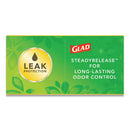 Glad OdorShield Tall Kitchen Drawstring Bags, 13 gal, 0.95 mil, 24" x 27.38", White, 240/Carton