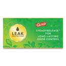 Glad OdorShield Tall Kitchen Drawstring Bags, 13 gal, 0.95 mil, 24" x 27.38", White, 80/Box