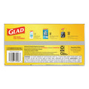Glad Tall Kitchen Drawstring Trash Bags, 13 gal, 0.72 mil, 23.75" x 24.88", White, 240/Carton