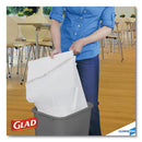 Glad Tall Kitchen Drawstring Trash Bags, 13 gal, 0.72 mil, 24" x 27.38", Gray, 100/Box