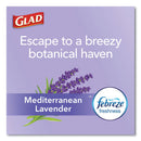 Glad OdorShield Tall Kitchen Drawstring Bags, 13 gal, 0.95 mil, 24" x 27.38", White, 80/Box