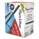 Paper Mate Write Bros. Ballpoint Pen Value Pack, Stick, Medium 1 mm, Black Ink, Black Barrel, 60/Pack